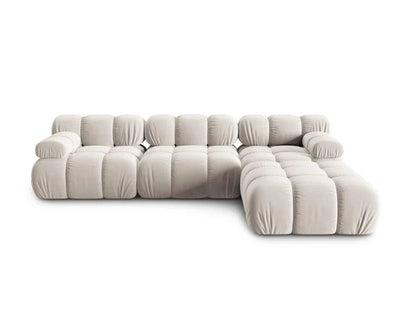 "Tropea" velvet - hoek bank